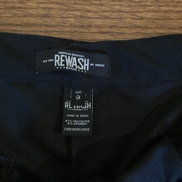 Rewatch black flare slacks / dress pants - Picture 5 of 6